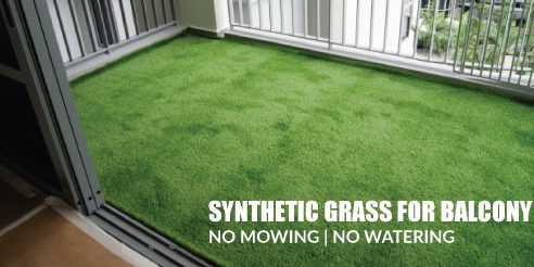 Artificial Turf On Roof Green Synthetic Grass Living - How To Install Fake Grass On Patio